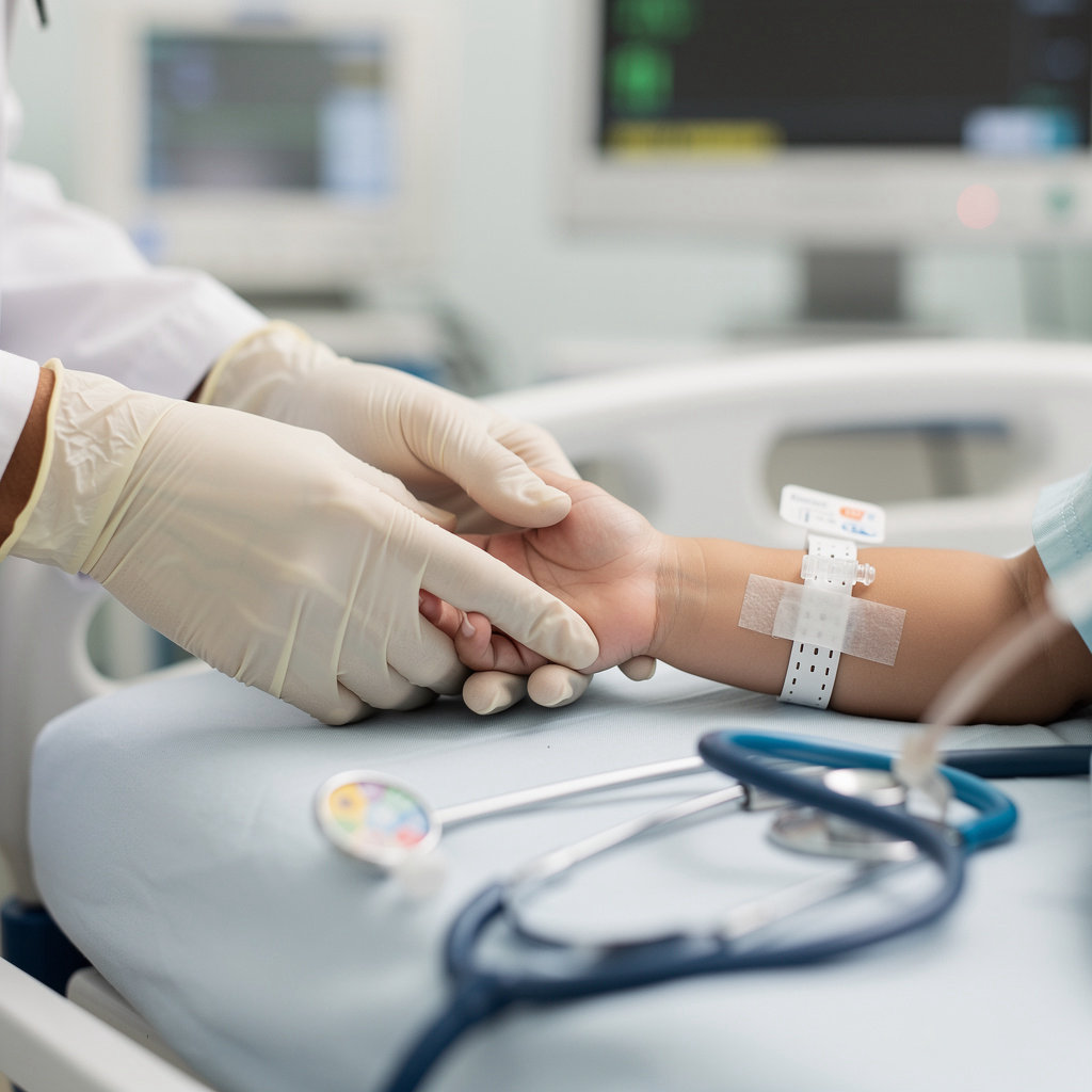 Hospital Británico de Buenos Aires pediatric emergency care team providing specialized child medical attention